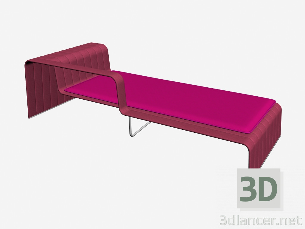 3d model Chaise marco B18MS - vista previa