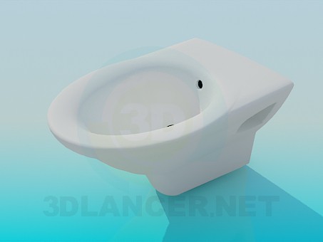 3D modeli Tuvalet - önizleme