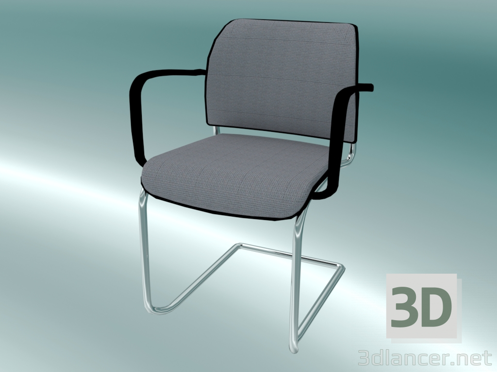 3d model Silla de visita (570V 2P) - vista previa