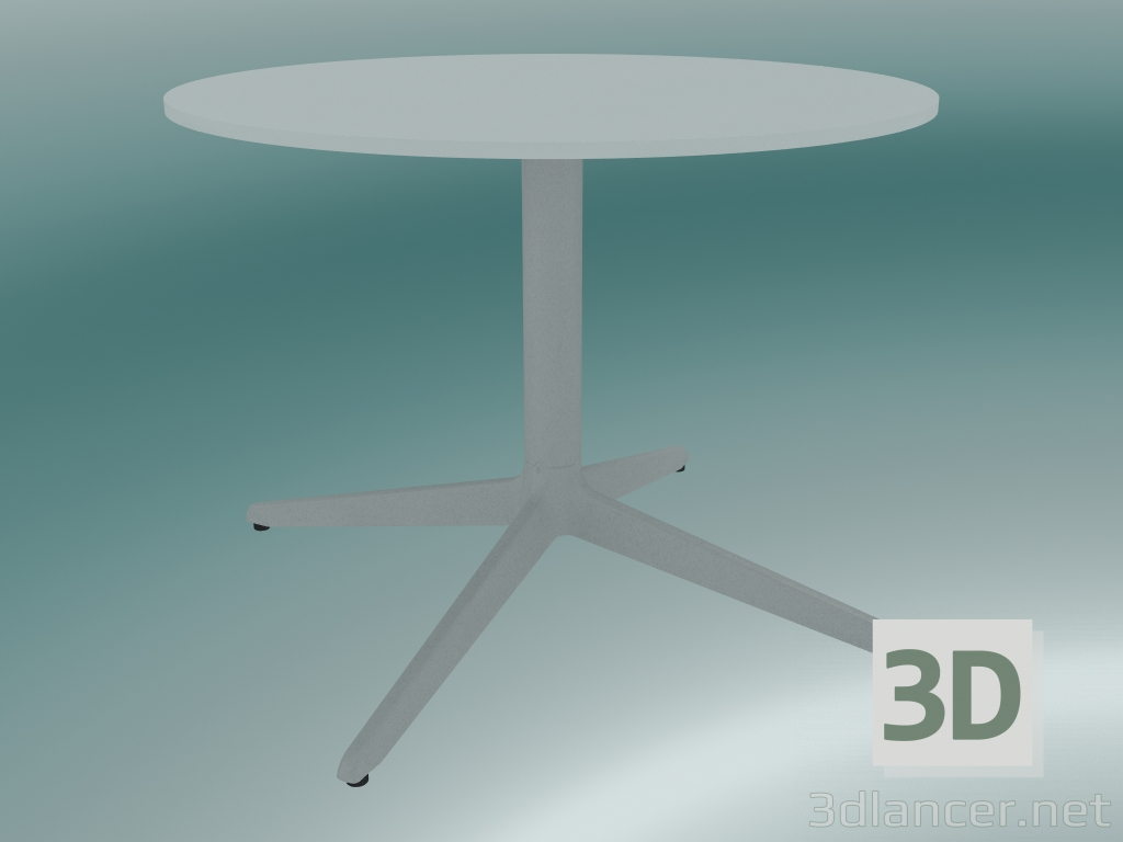 Modelo 3d Mesa MISTER X (9505-51 (Ø60cm), A 50cm, branco, branco) - preview