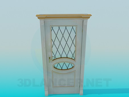 Modelo 3d Porta de entrada - preview