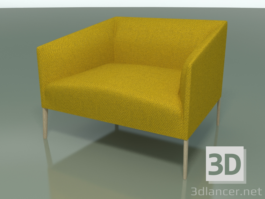 modello 3D Sedia 2722 (90 cm, rovere sbiancato) - anteprima