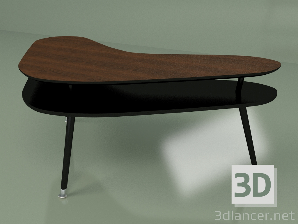 3d model Mesa de centro boomerang - vista previa