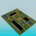 3d model Circuit board - preview