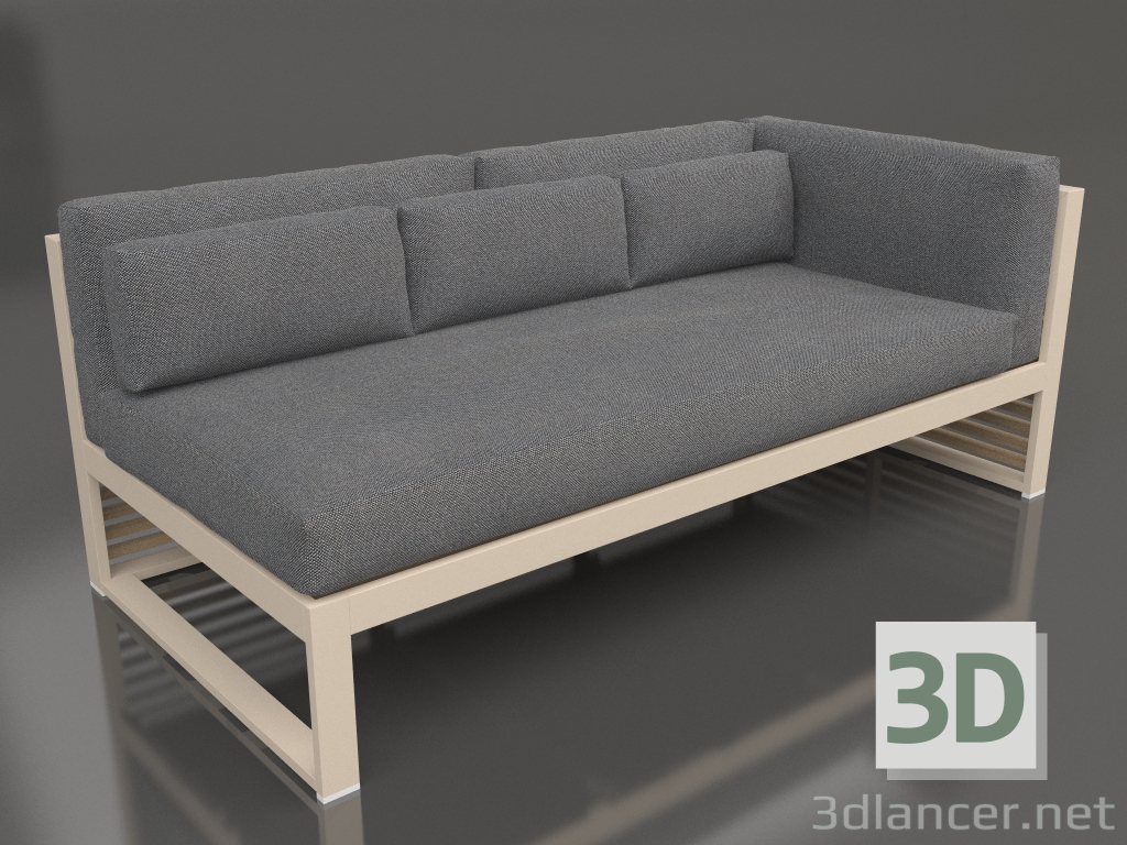 3d model Sofá modular sección 1 derecha (Arena) - vista previa