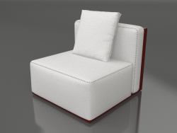 Sofa module, section 3 (Wine red)