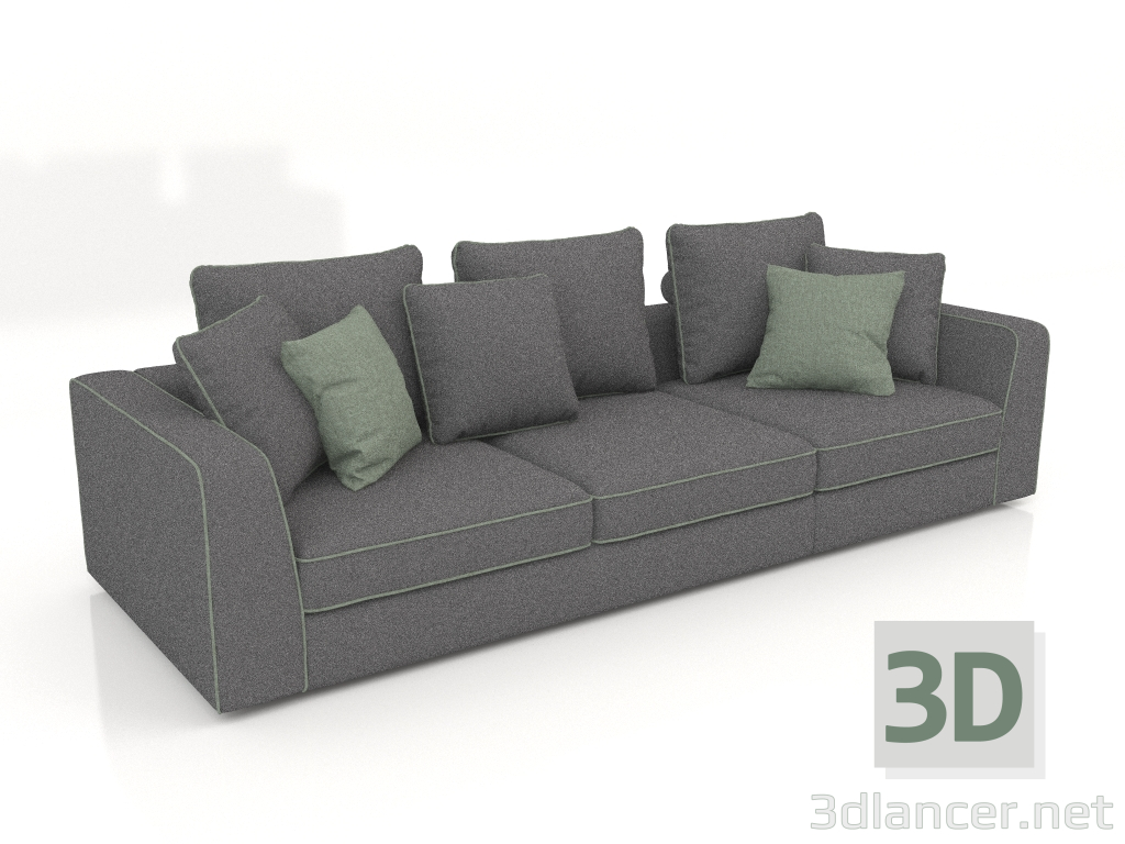 3D Modell Cartier Sofa 3 (Galioano 03) - Vorschau