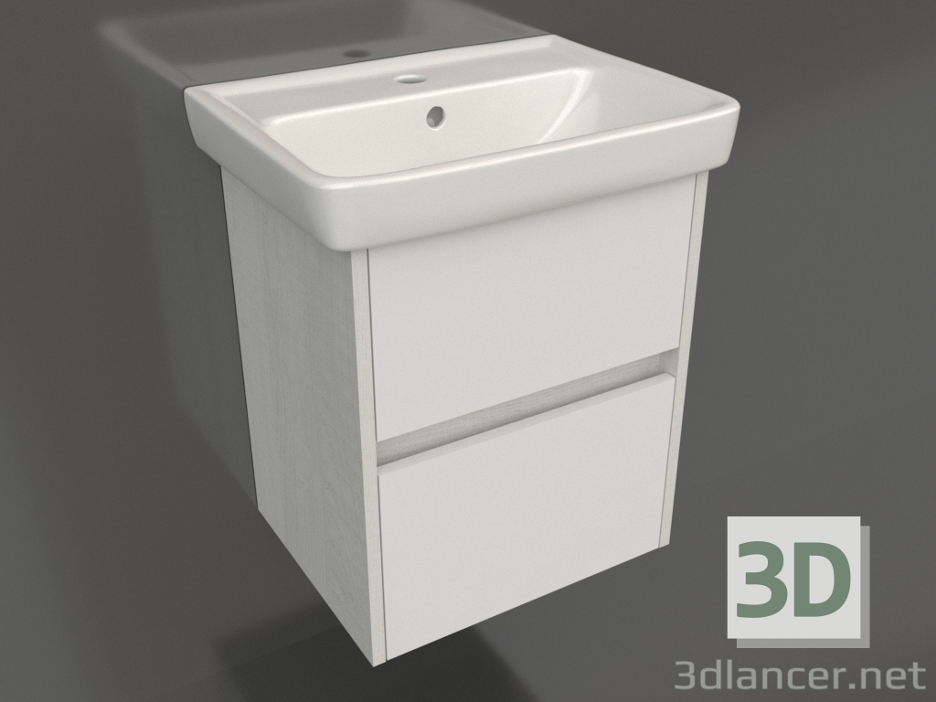 3D Modell Hängeschrank 50 cm (SIT0105DK) - Vorschau