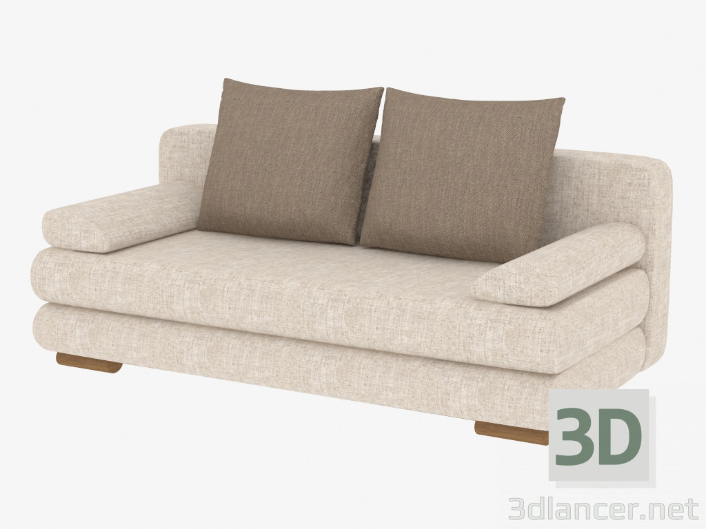 3d model Double Sofa Bed - preview