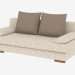 3d model Double Sofa Bed - preview