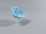 Chair Chair # 0478 (Chair Blue)