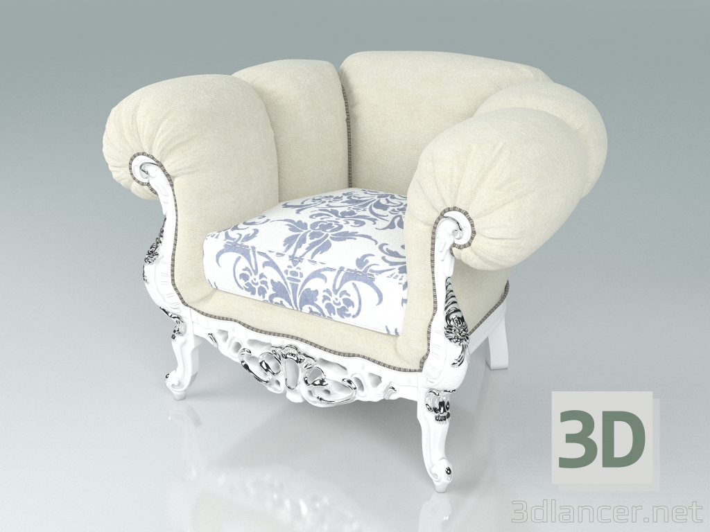 3d model Sillón (art. 13414) - vista previa