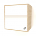 3d model Mirror with drawer ZL 09 (300x200x300, wood white) - preview