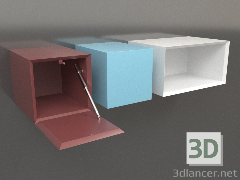 3d model Juego de estantes ST 06 - vista previa