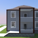 modèle 3D two-storey house - preview