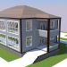 Modelo 3d Casa de dois andares - preview