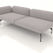 3d model Sofa module 2.5 seats with an armrest on the left - preview