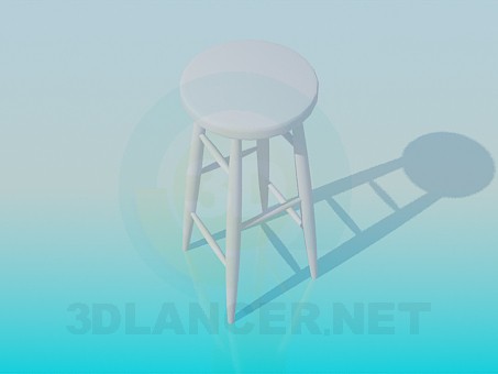 3D modeli Tabure - önizleme