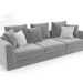 3d model Cartier sofa 3 (Gallardo 29) - preview