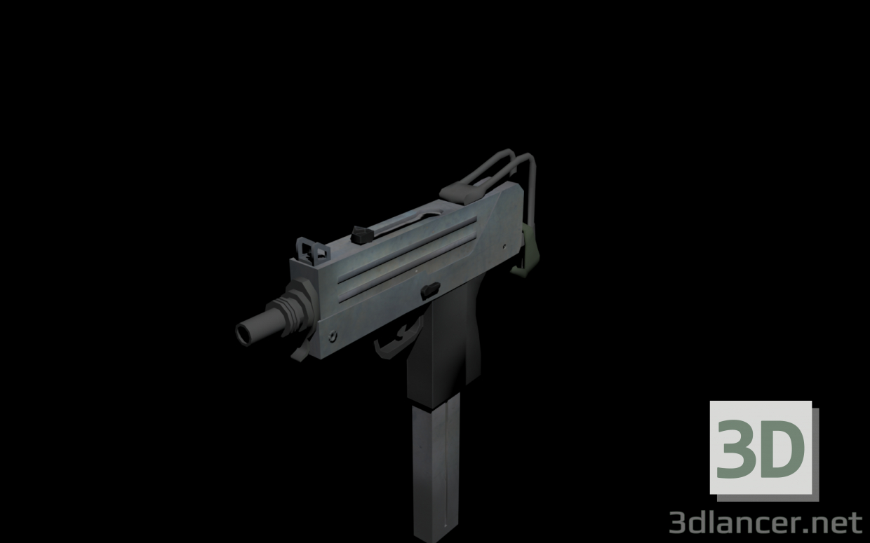 3d модель MAC-10 – превью