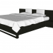 3D Modell Bett - Vorschau