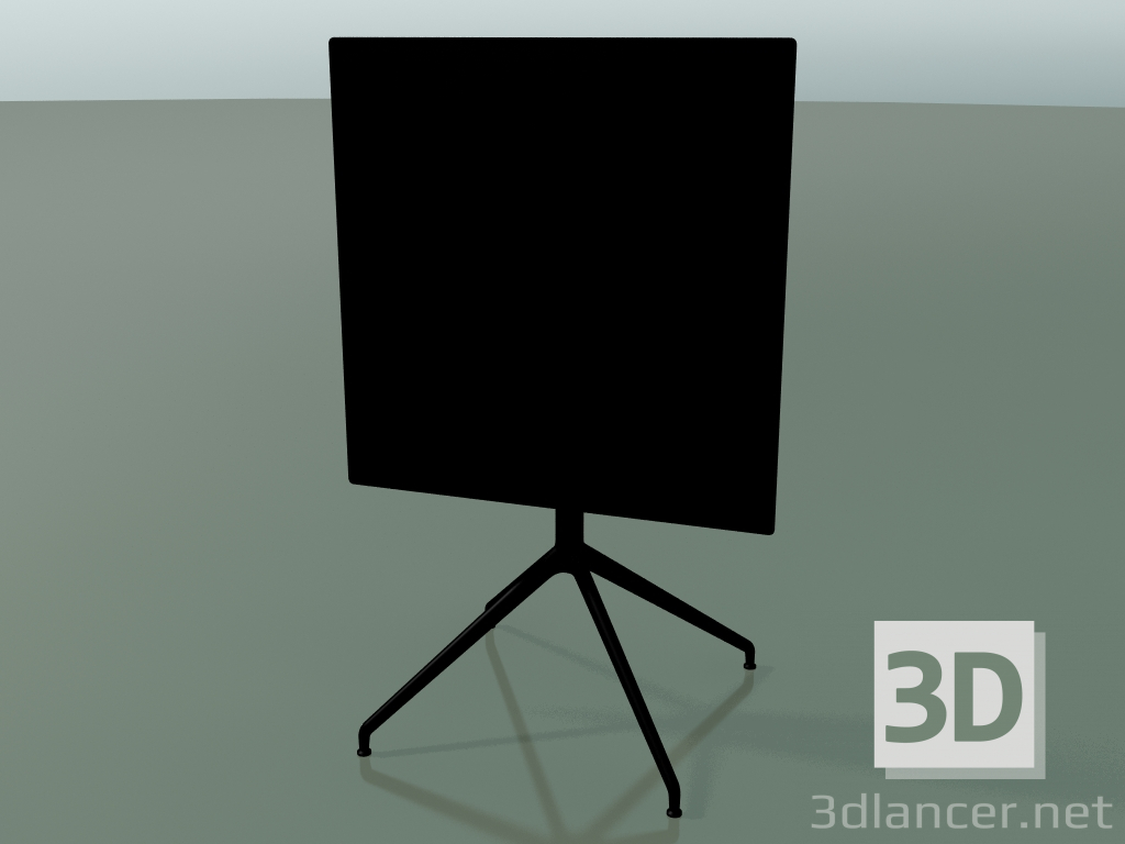 3d model Square table 5741 (H 72.5 - 69x69 cm, folded, Black, V39) - preview