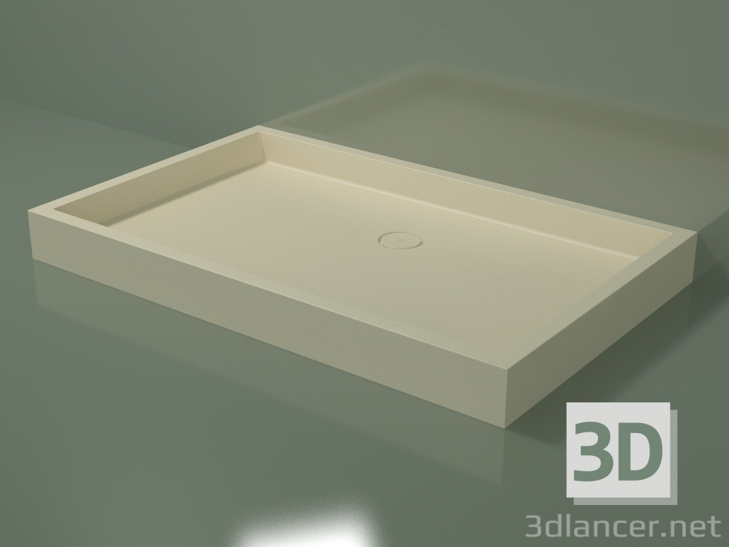 Modelo 3d Base de duche Alto (30UA0143, Bone C39, 160x100 cm) - preview