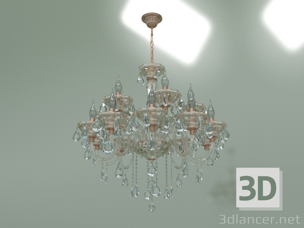 3d model Hanging chandelier 310-15 - preview