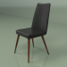 3d model Silla Lounge Alta (cuero negro) - vista previa