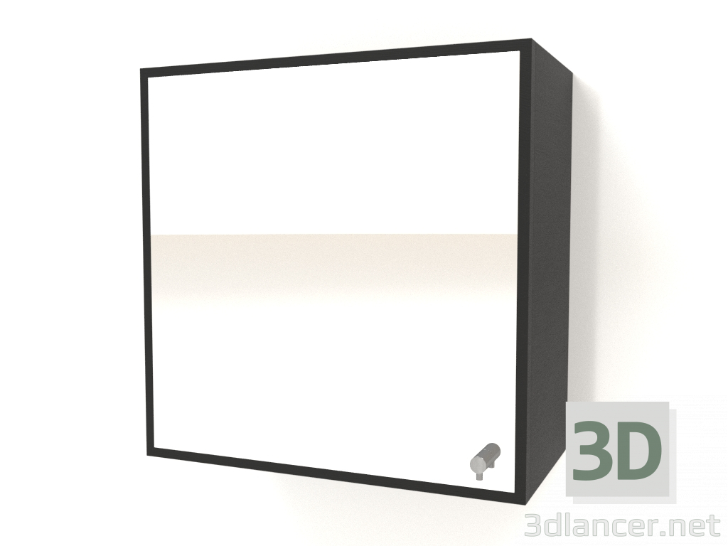 3d model Espejo con cajón ZL 09 (400x200x400, madera negra) - vista previa