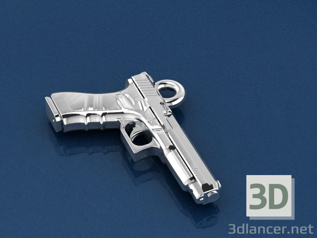 3d model pendant Glock - preview