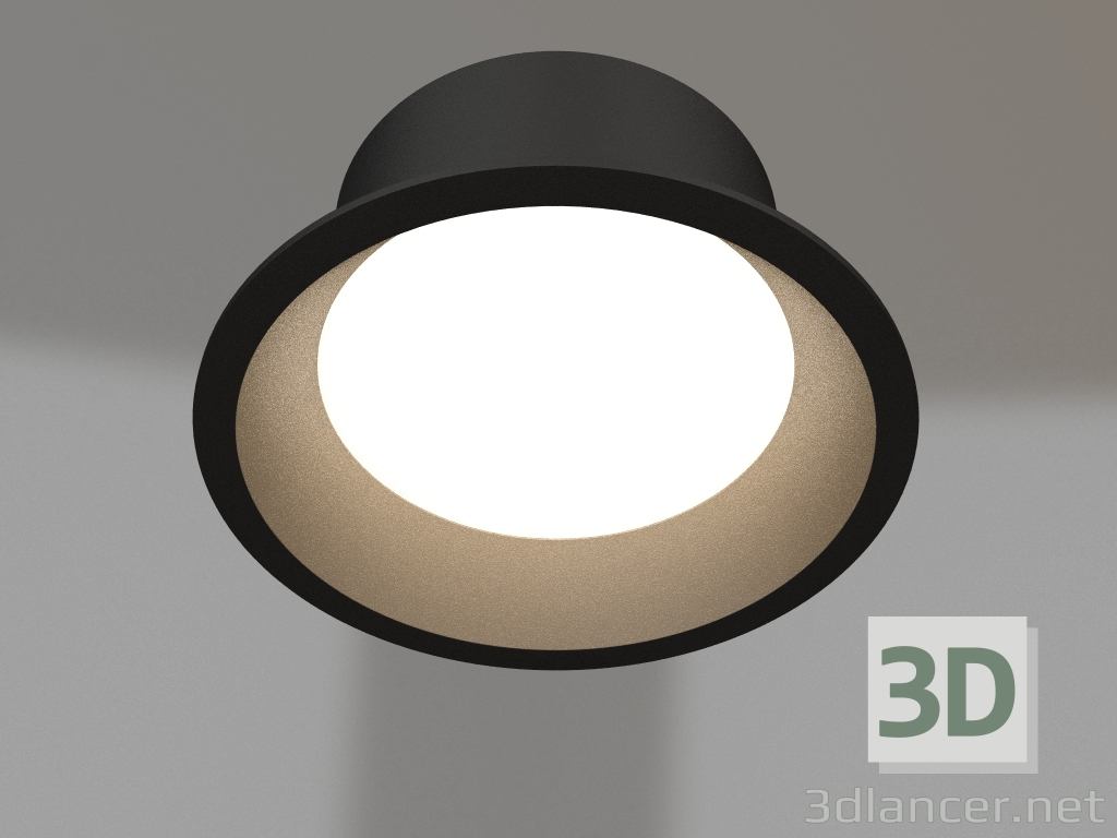 modello 3D Lampada MS-BREEZE-BUILT-R125-16W Day4000 (BK, 85 gradi, 230V) - anteprima