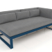 3D Modell Modulares Sofa, Abschnitt 1 rechts (Graublau) - Vorschau