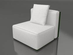 Sofa module, section 3 (Bottle green)