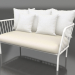 3d model 2-seater sofa (White) - preview