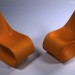 modèle 3D de Fauteuil à bascule acheter - rendu