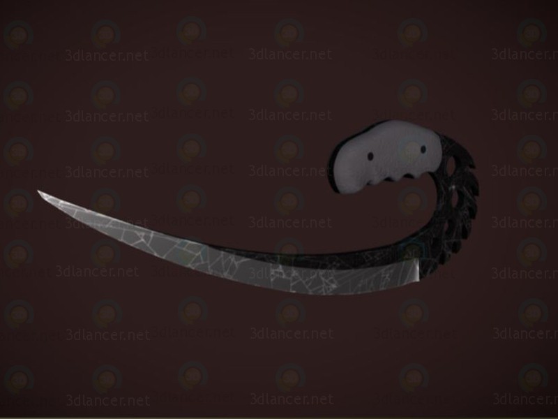 3d model Cuchillo de guerra - vista previa