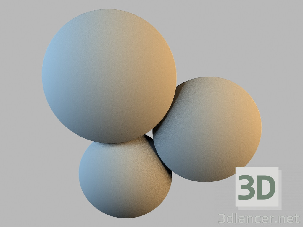 modèle 3D 5435 plafonnier - preview