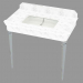 3d model Console under the sink with an Epoque top - preview