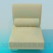 3d model Couch with a pillow - preview