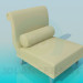 3d model Couch with a pillow - preview