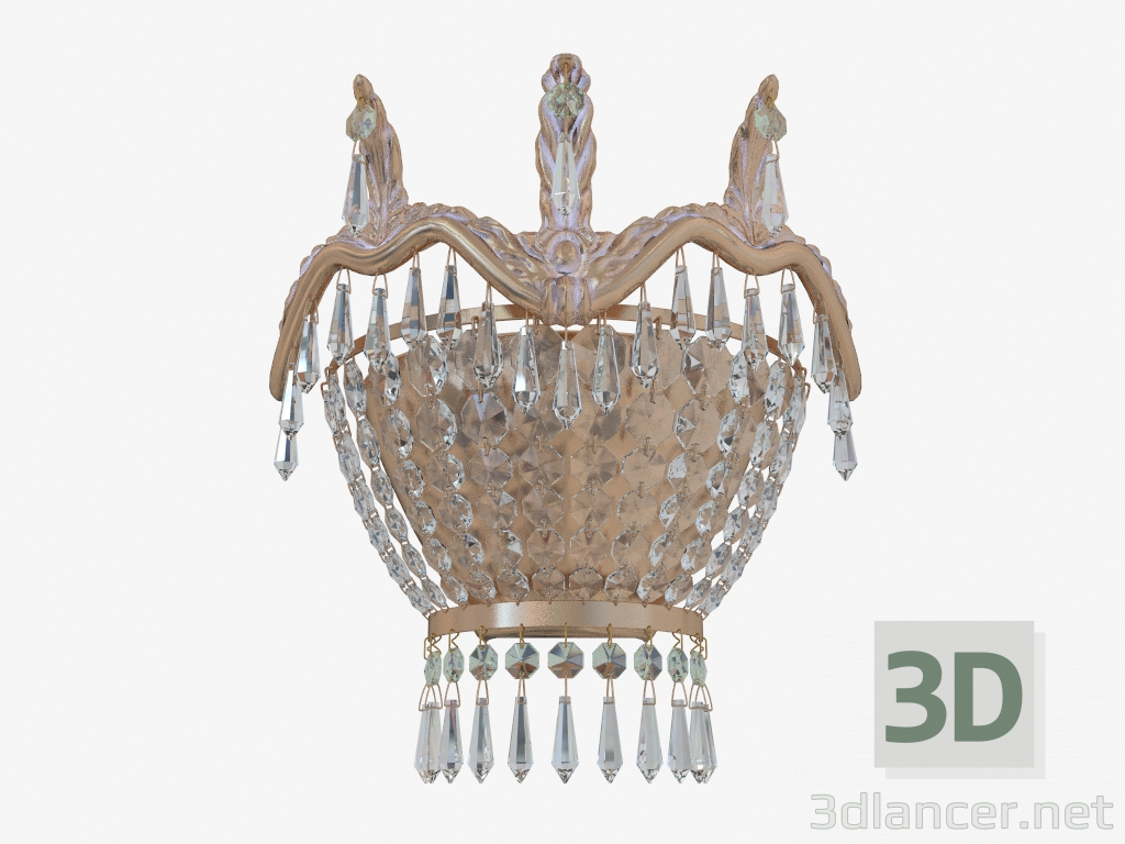 3d model Aplique VERSALLES (DIA585-WB01-WG) - vista previa