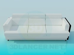 Schneeweiße sofa