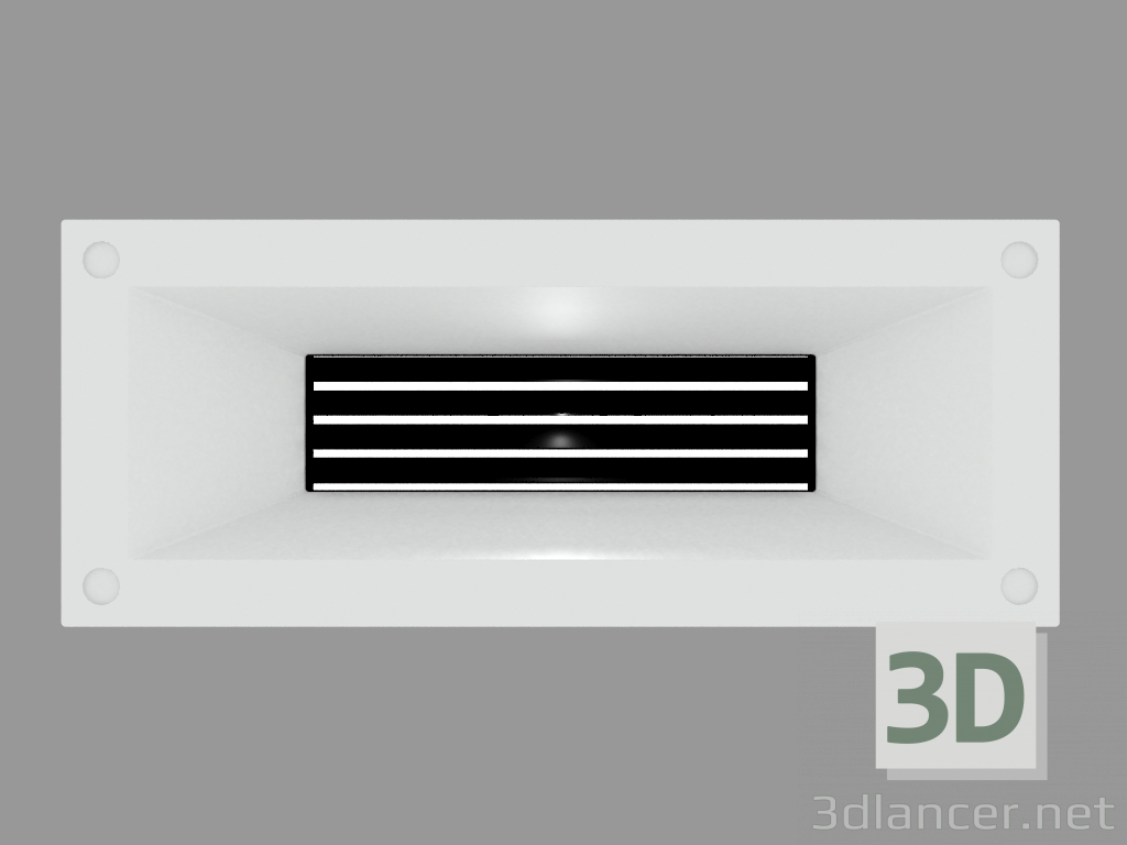 Modelo 3d Arandela de encastrar LINK HORIZONTAL WITH GRID (S4681) - preview