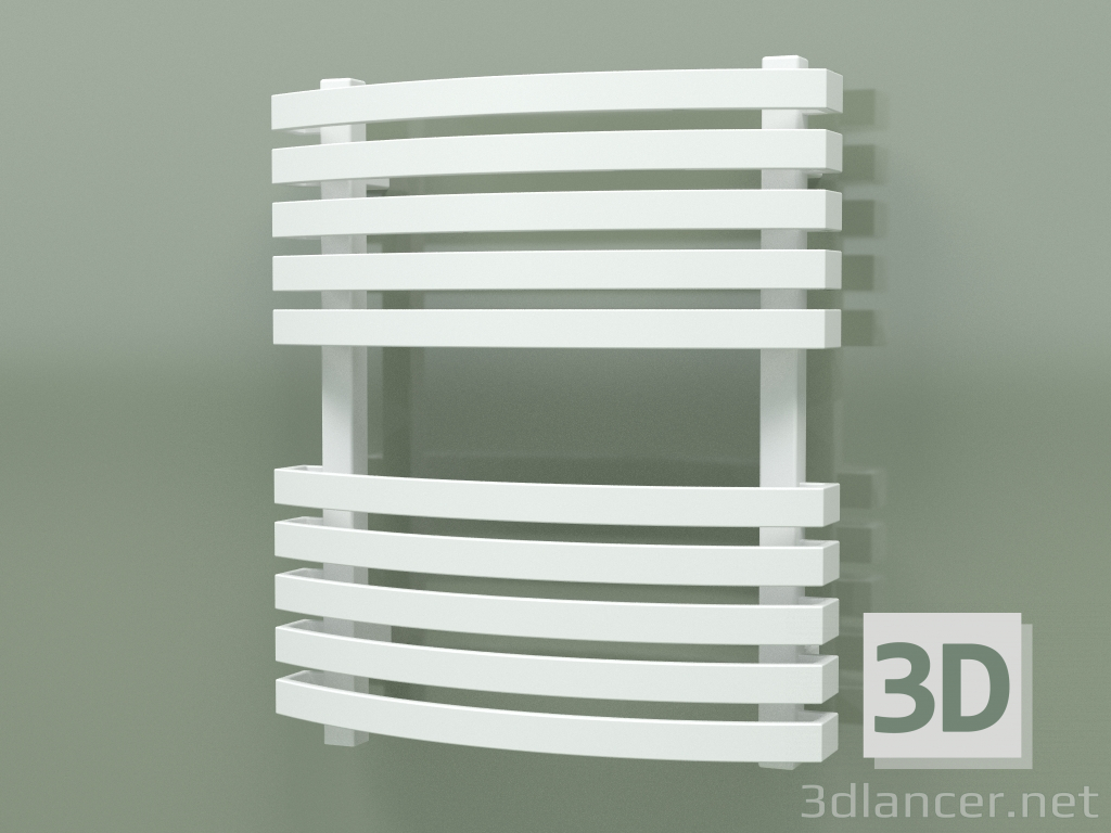 3d model Barra de toalla con calefacción Kioto One (WGKIN055048-S1, 555x480 mm) - vista previa