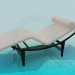 3d model Sunbed with headrest - preview