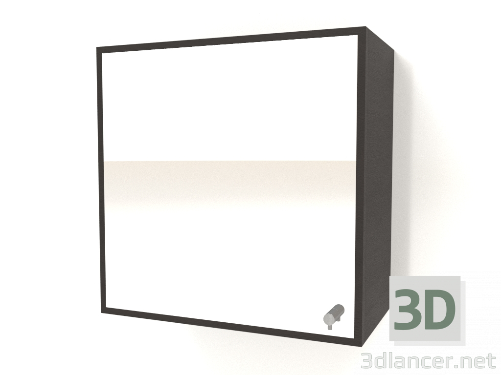 3d модель Дзеркало із ящиком ZL 09 (400x200х400, wood brown dark) – превью