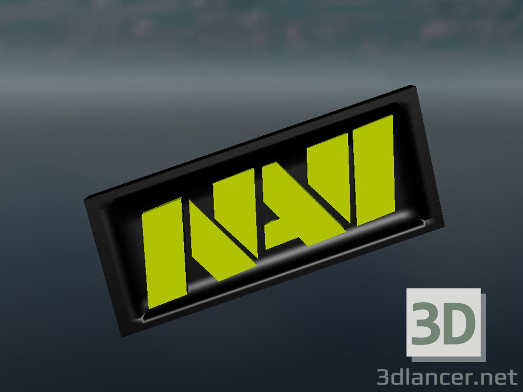 modello 3D di Logo NAVI in 3D comprare - rendering