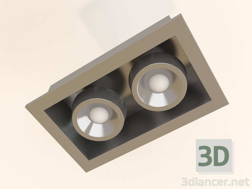 modello 3D Apparecchio da incasso MFusion L21 - anteprima