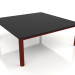 Modelo 3d Mesa de centro 94×94 (Vinho tinto, DEKTON Domoos) - preview